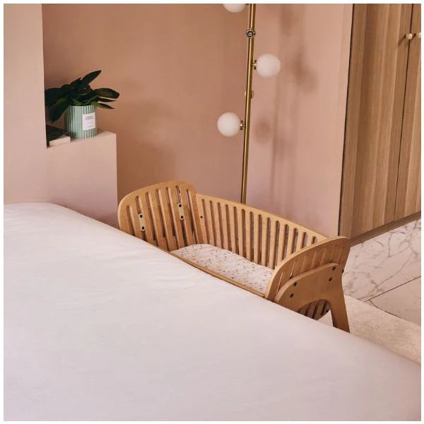 KODO Beech Co-Sleeping Crib with Mattress