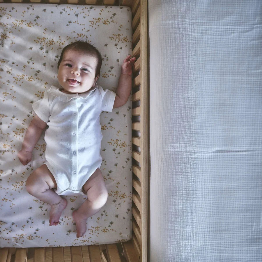 KODO Beech Co-Sleeping Crib with Mattress