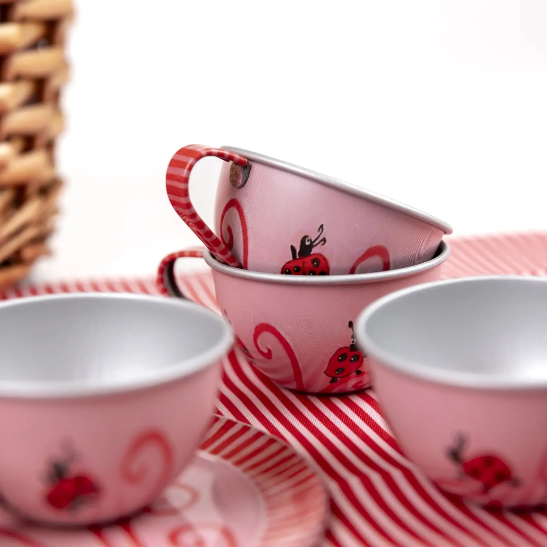 Conjunto de Chá Infantil Ladybug