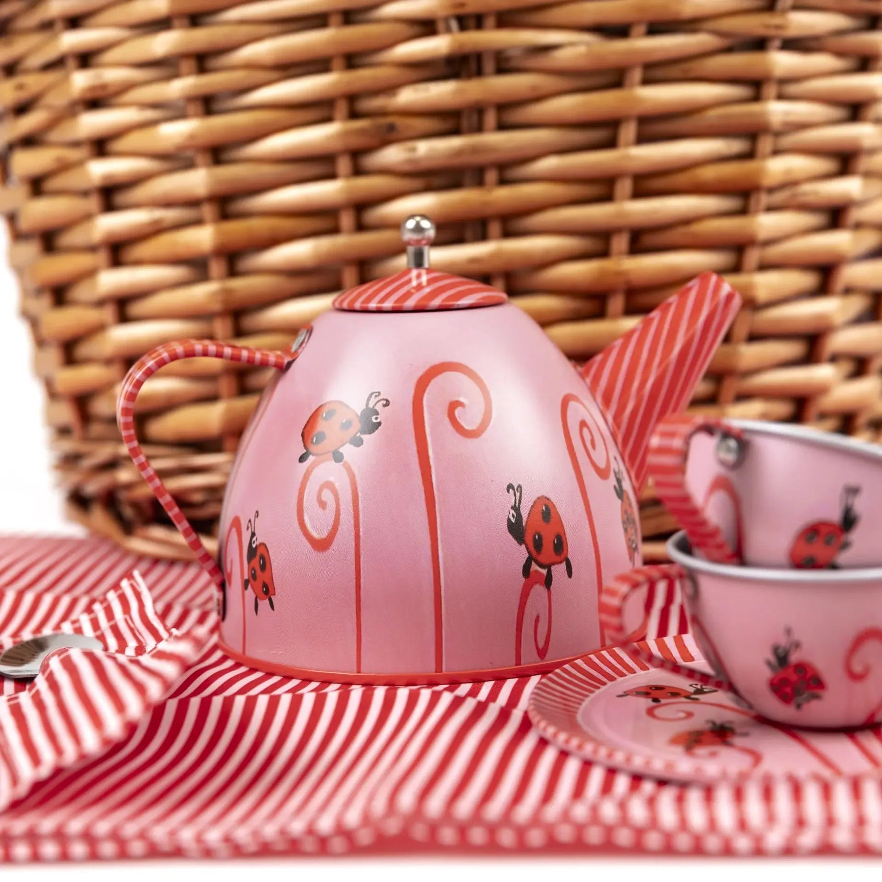 Conjunto de Chá Infantil Ladybug