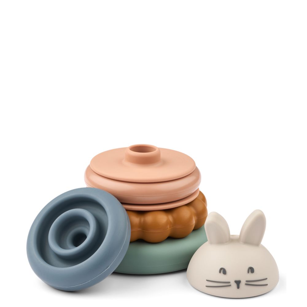 Stackable silicone tower