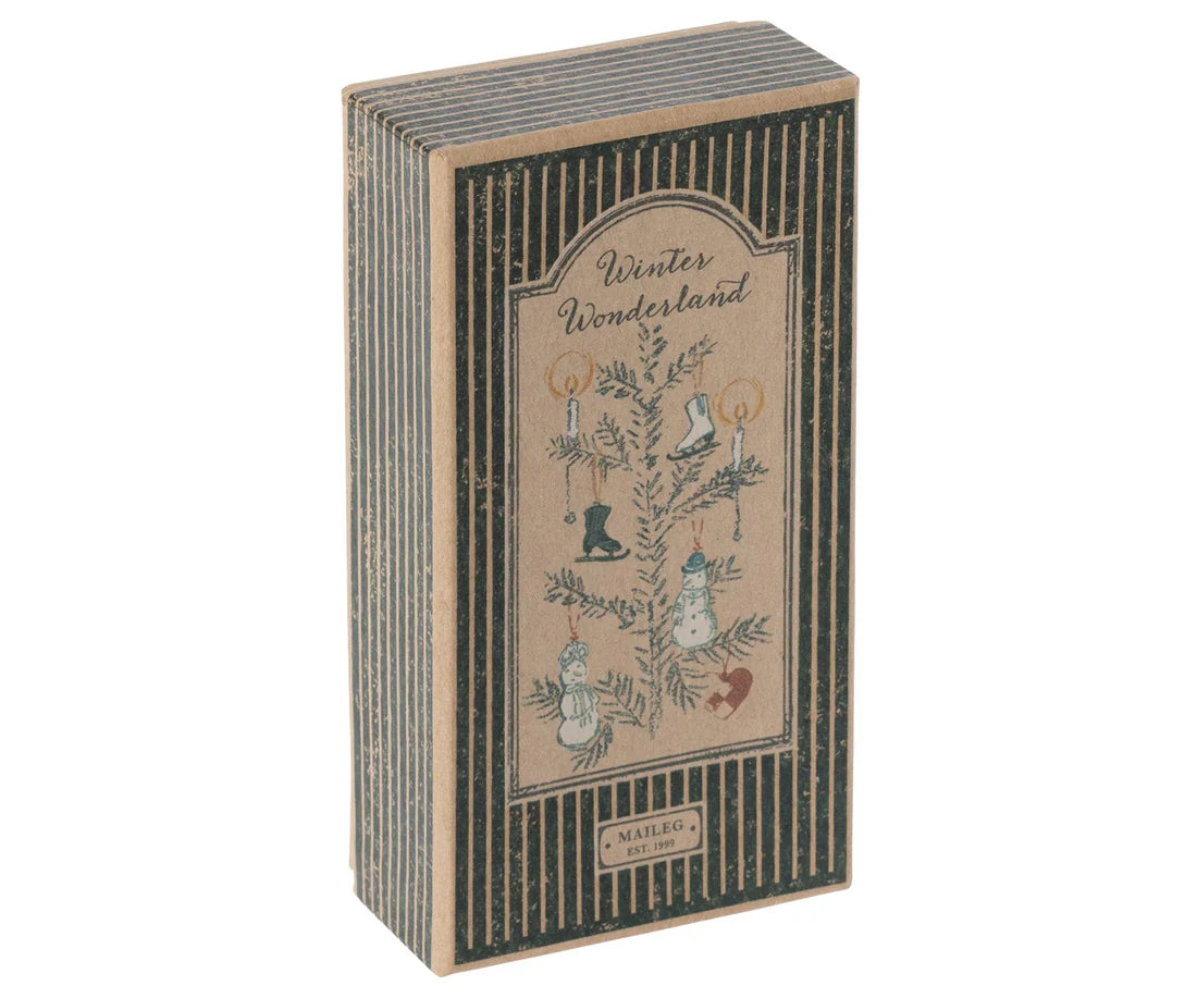 Maileg – Conjunto de Enfeites Metálicos Winter Wonderland
