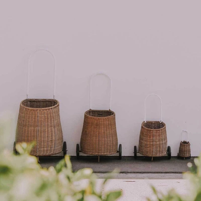 Olli Ella Rattan Big Luggy | Rattan Cart