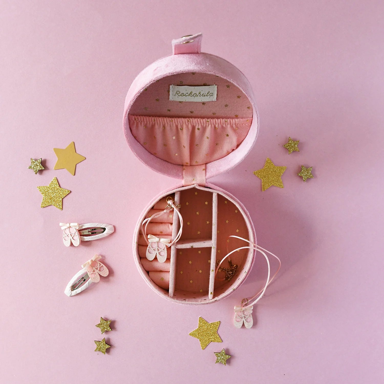 Velvet Jewelry Box – Pink Ballet