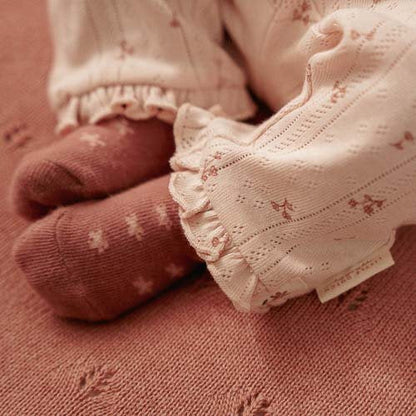 Leggings de jardín de hadas rosas