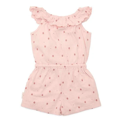 Mono rosa con estampado de loto de Fairy Garden – Little Dutch