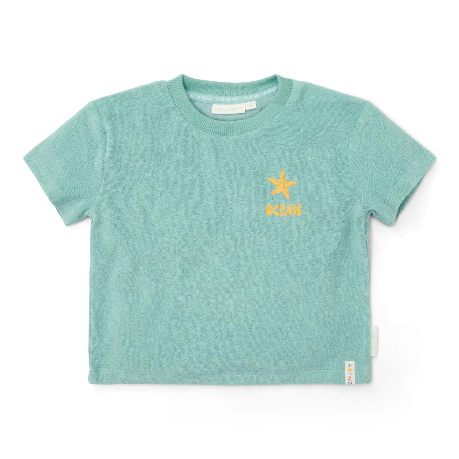 Camiseta y pantalones cortos - Conchas y rayas