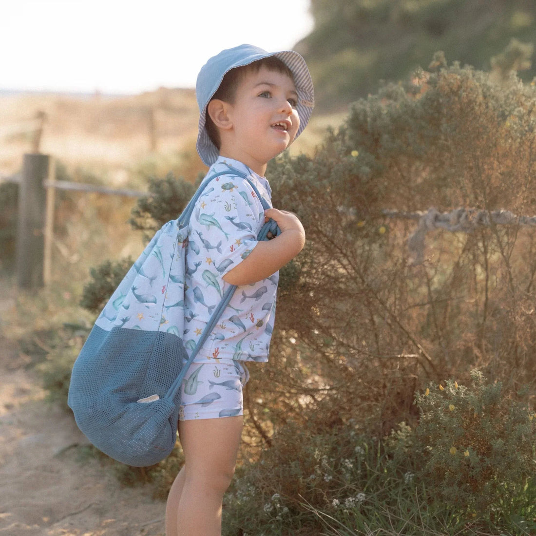 Shorts de baño Little Dutch Whale 