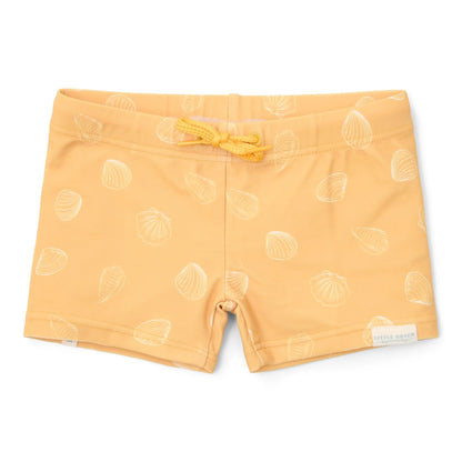 Calção de banho - Amarelo Conchas