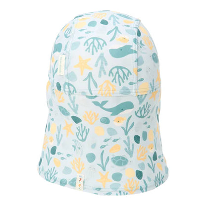 Sombrero de pez amarillo y verde