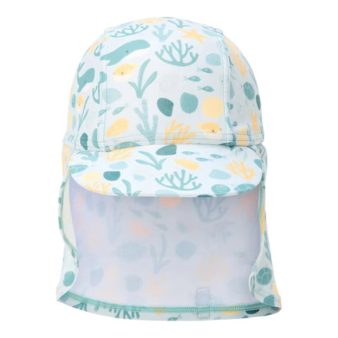 Yellow and green fish hat