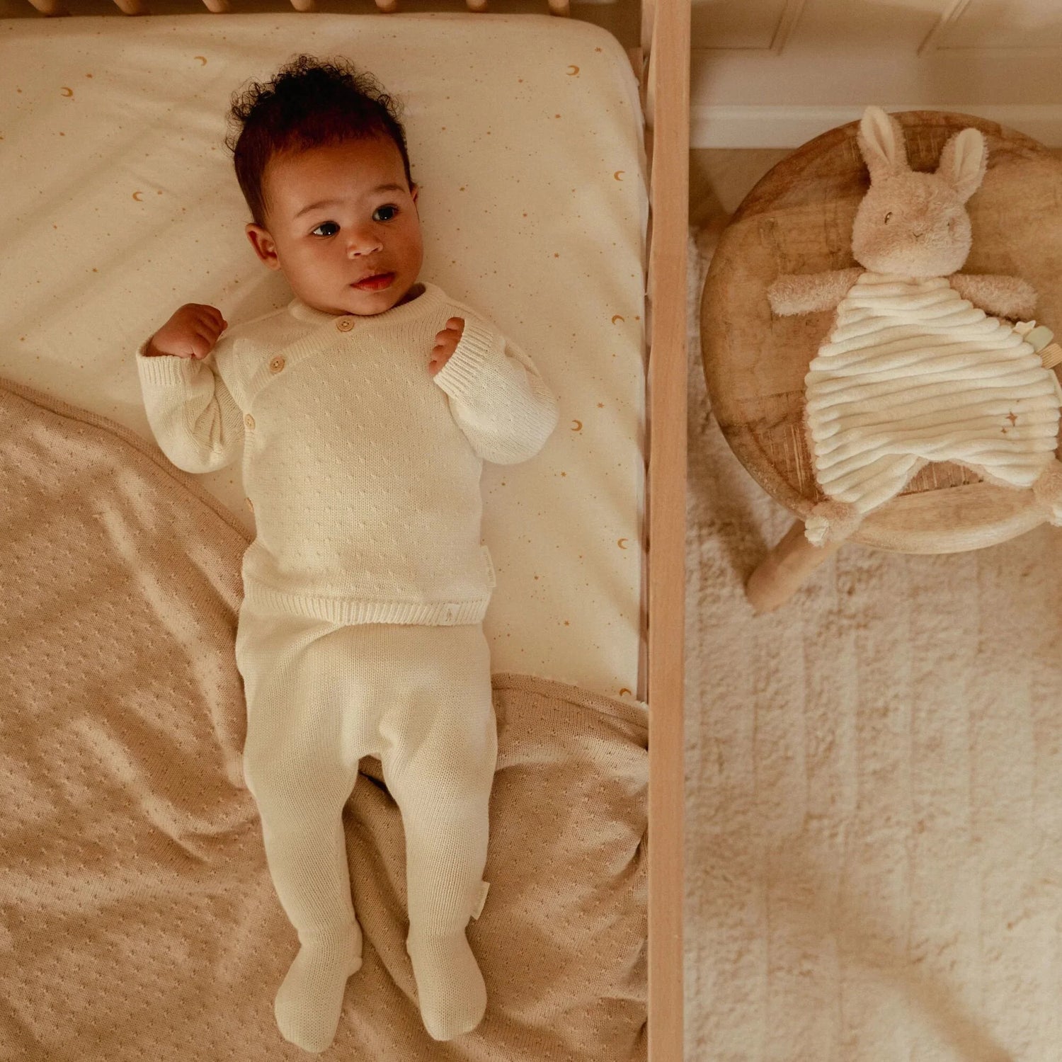 Little Dutch – Calças de Malha com Pé – Newborn Naturals