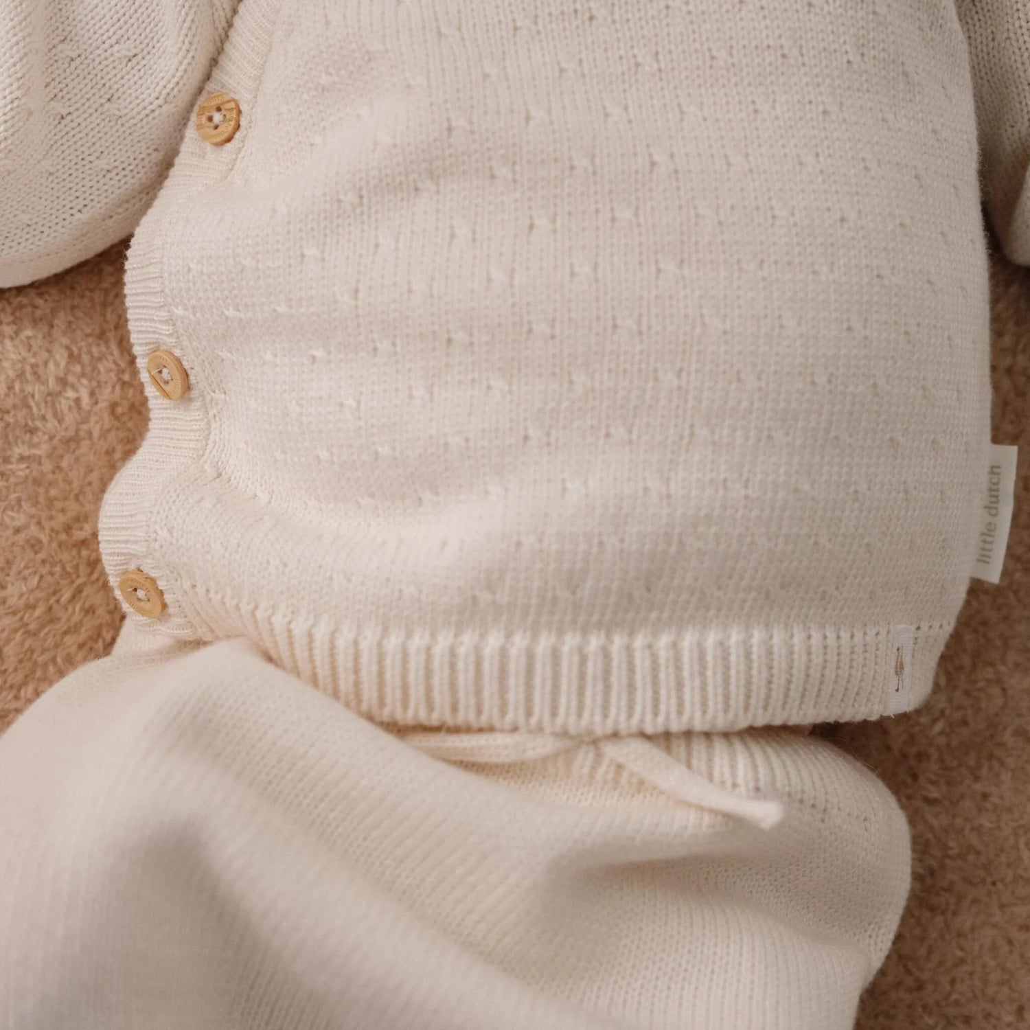 Little Dutch – Cardigan de malha – Newborn Naturals
