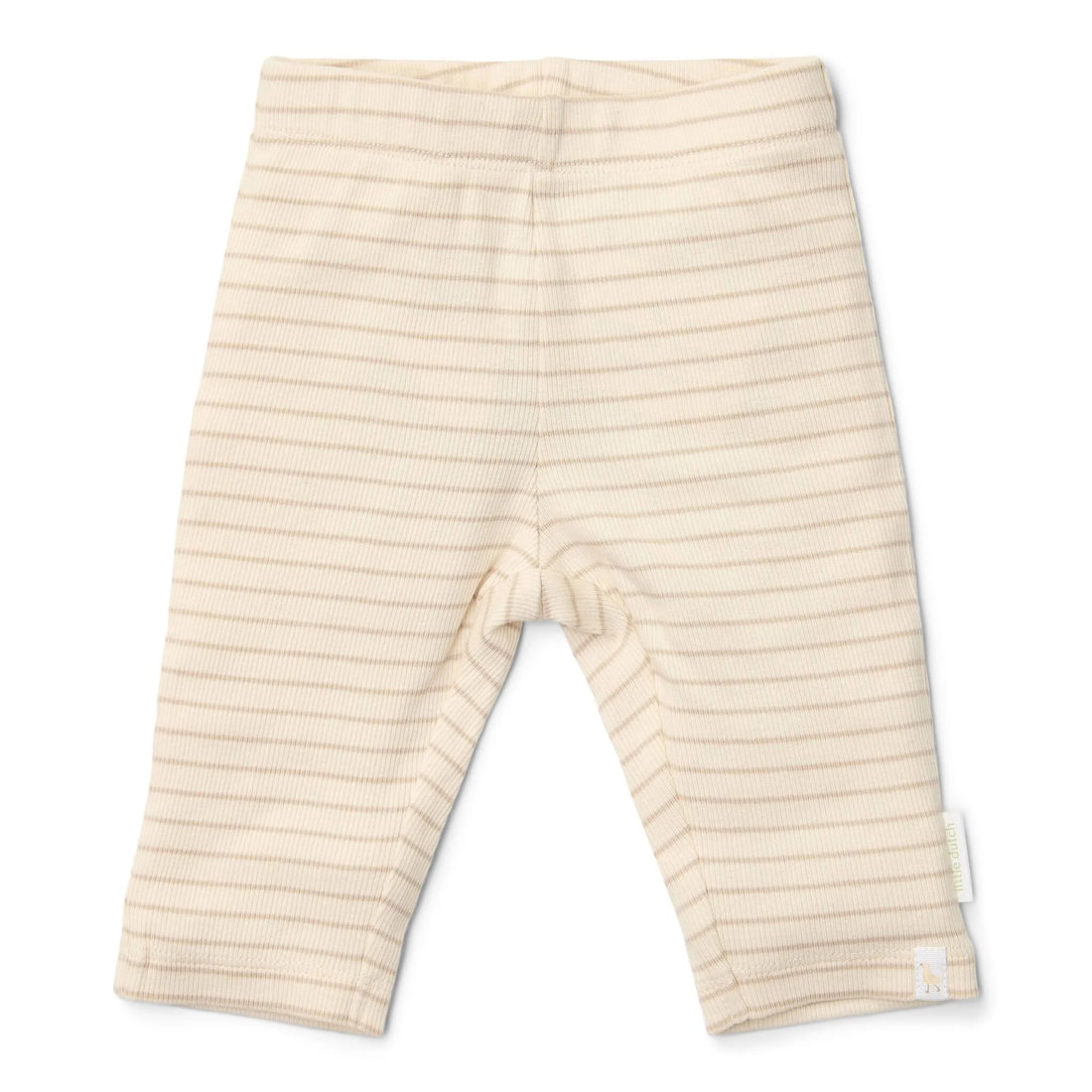Little Dutch – Legging Bege às Riscas – Newborn Naturals