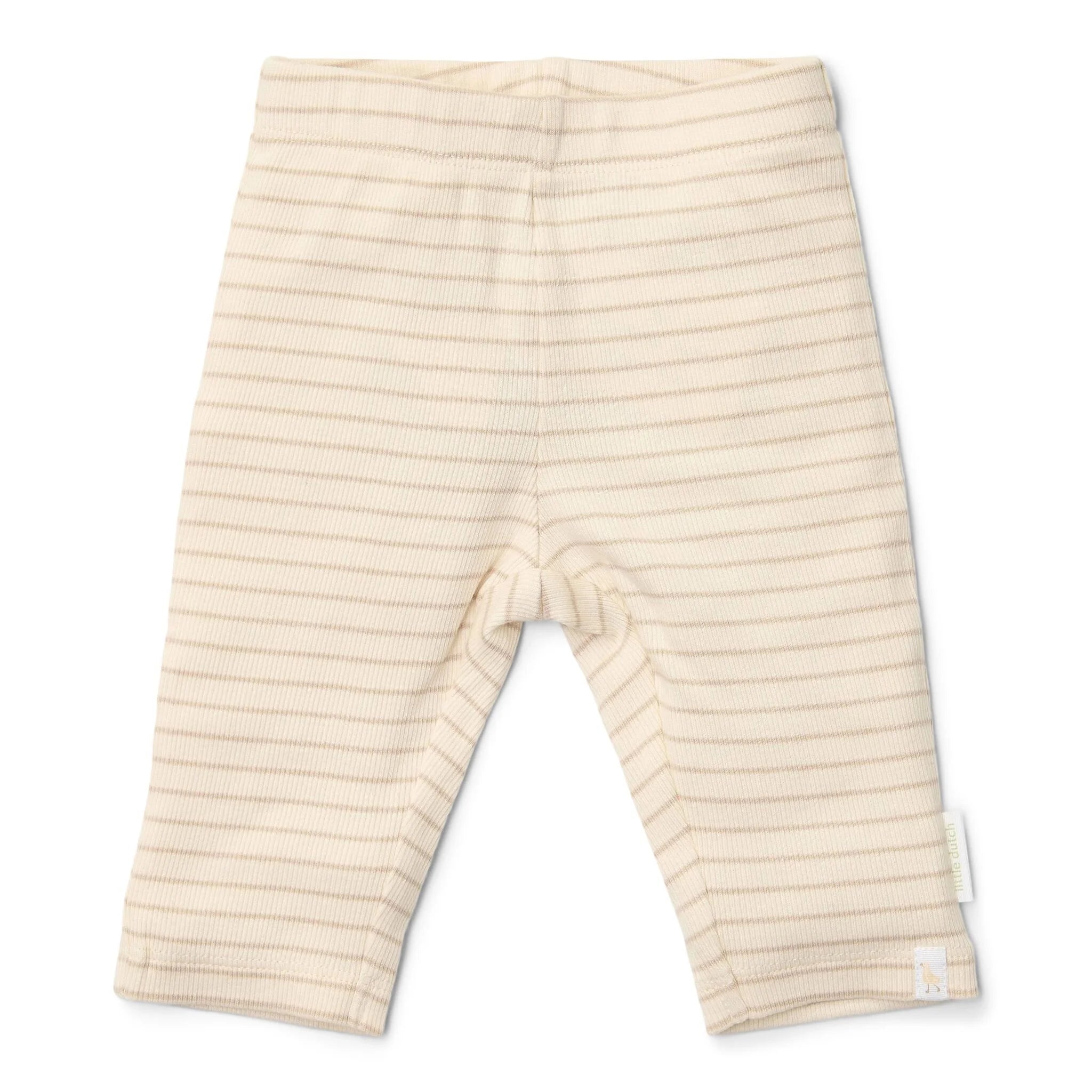 Little Dutch – Legging Bege às Riscas – Newborn Naturals