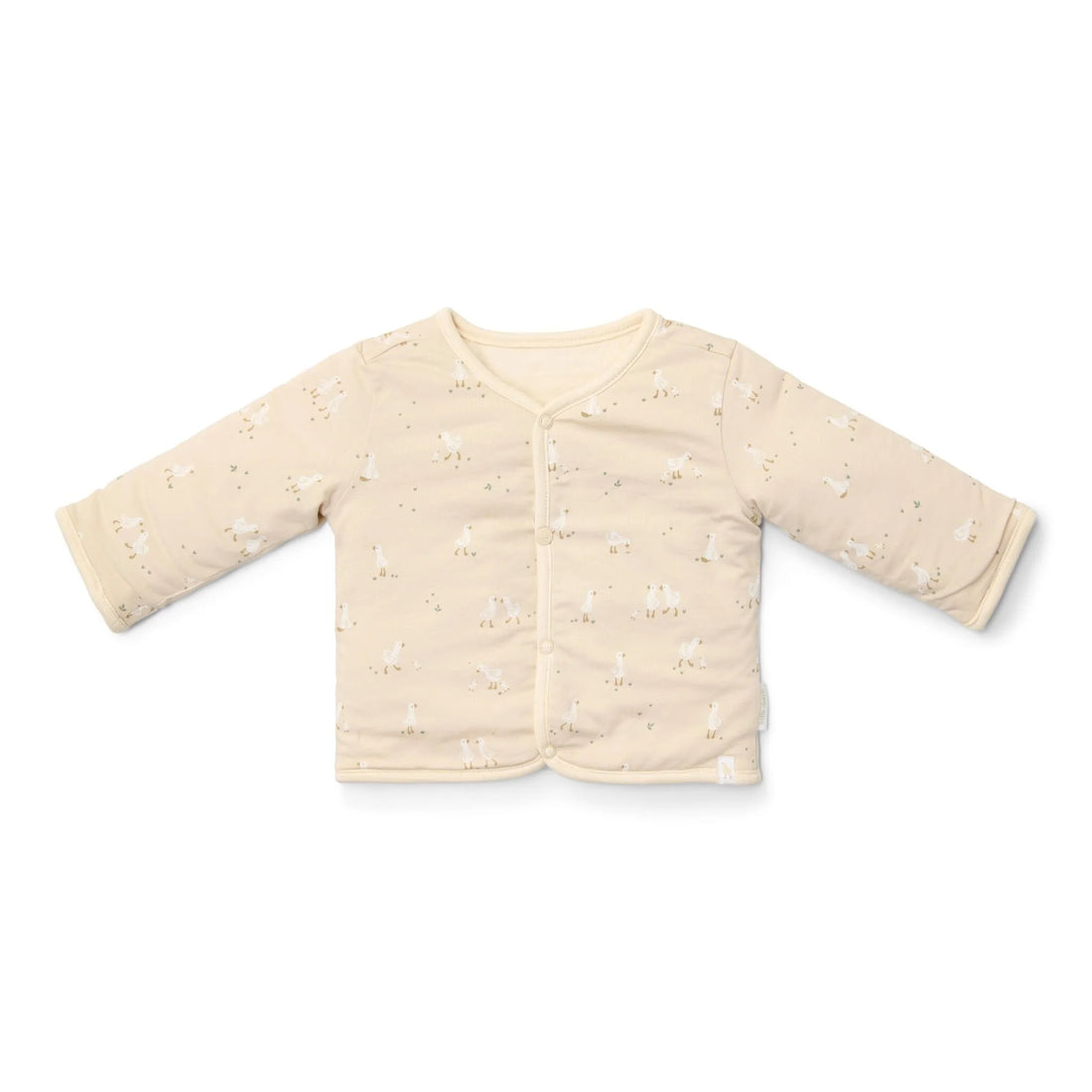 Little Dutch – Casaco Reversível Bege Little Goose – Newborn Naturals
