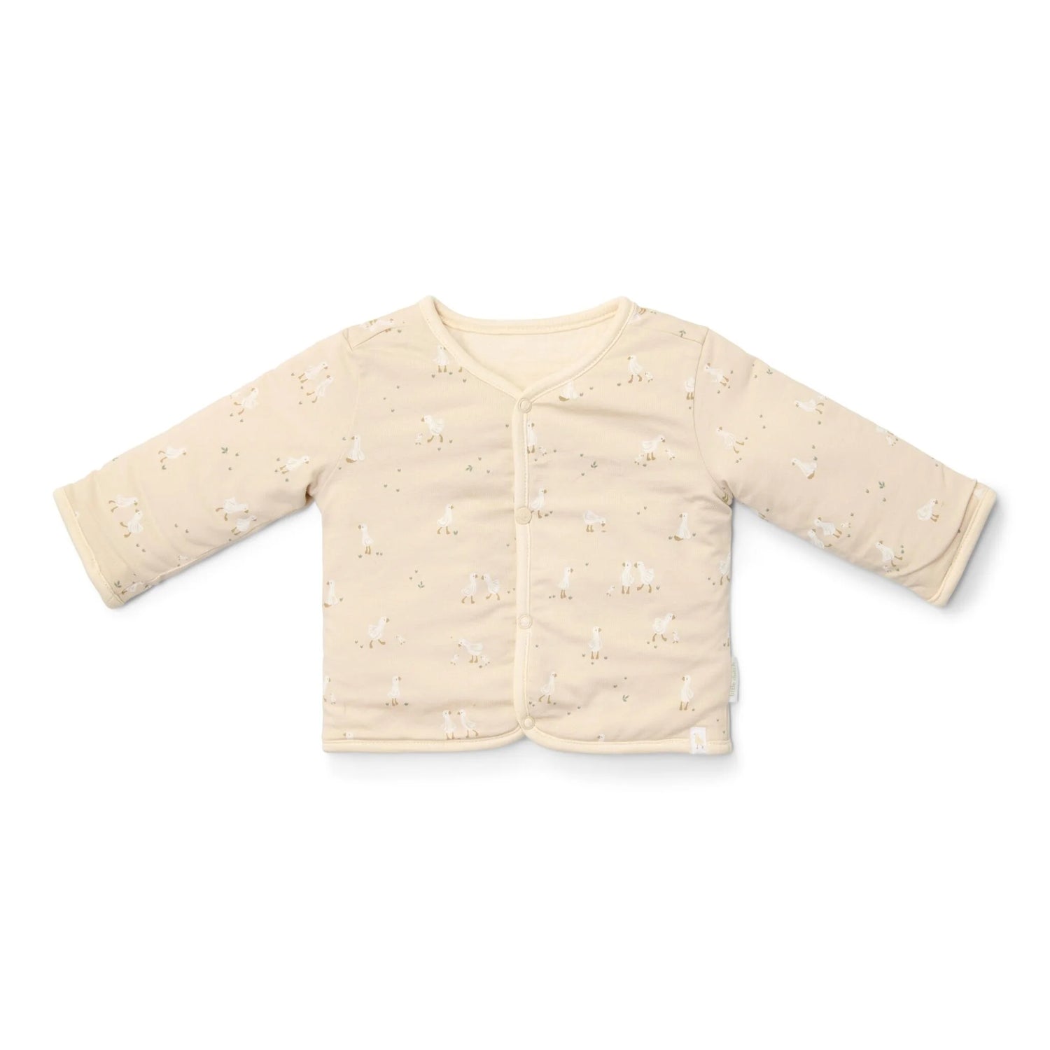 Little Dutch – Casaco Reversível Bege Little Goose – Newborn Naturals