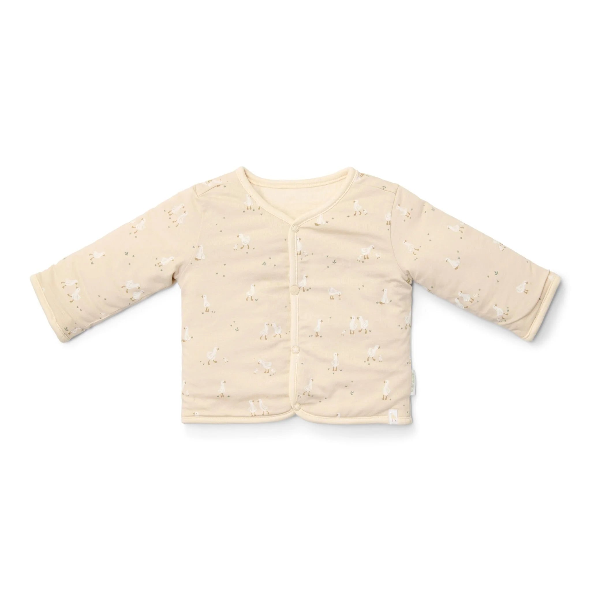 Little Dutch – Casaco Reversível Bege Little Goose – Newborn Naturals