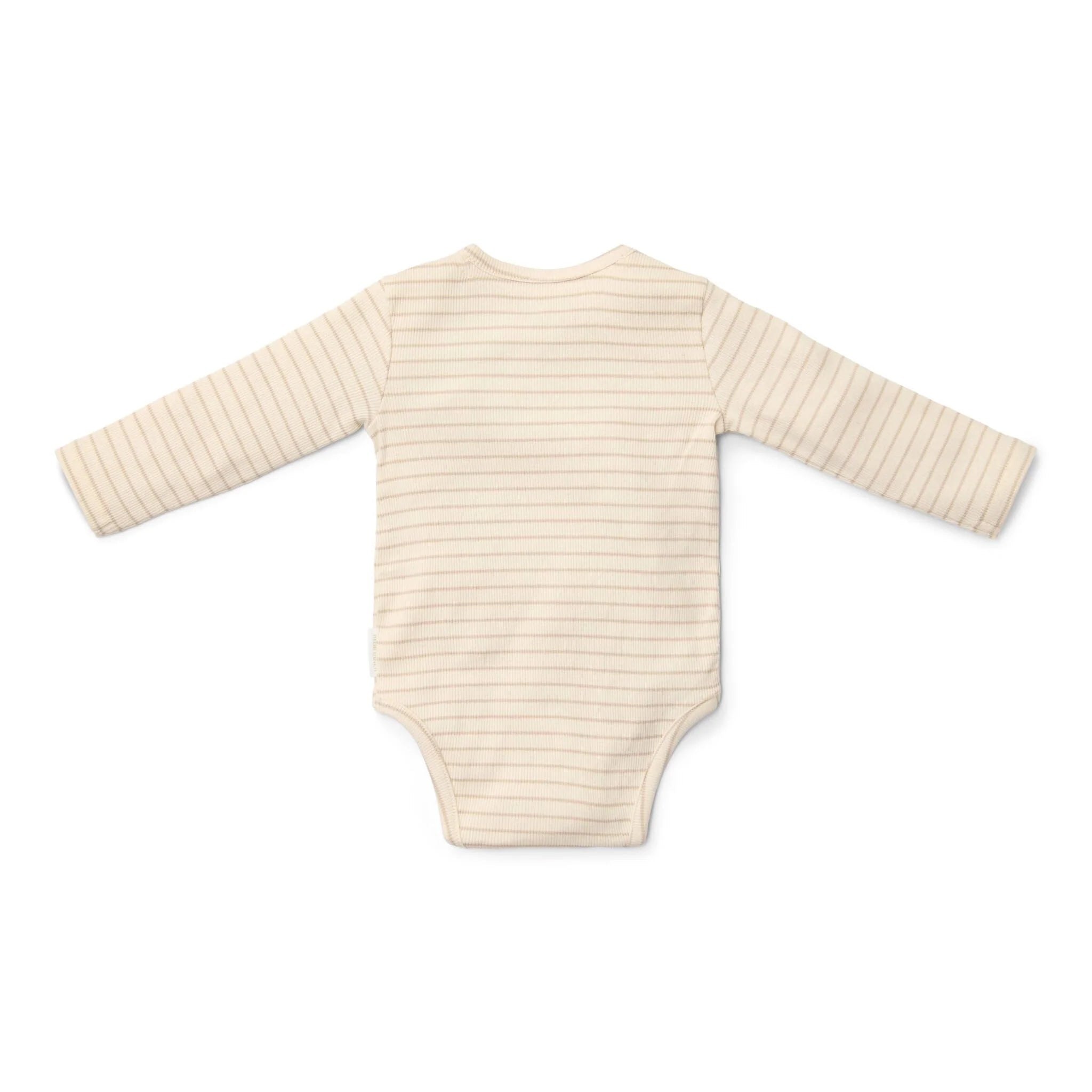 Little Dutch – Body Cruzado Manga Comprida Bege Newborn Naturals