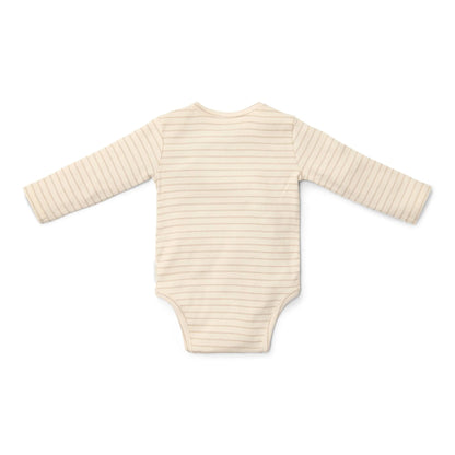 Little Dutch – Body Cruzado Manga Comprida Bege Newborn Naturals
