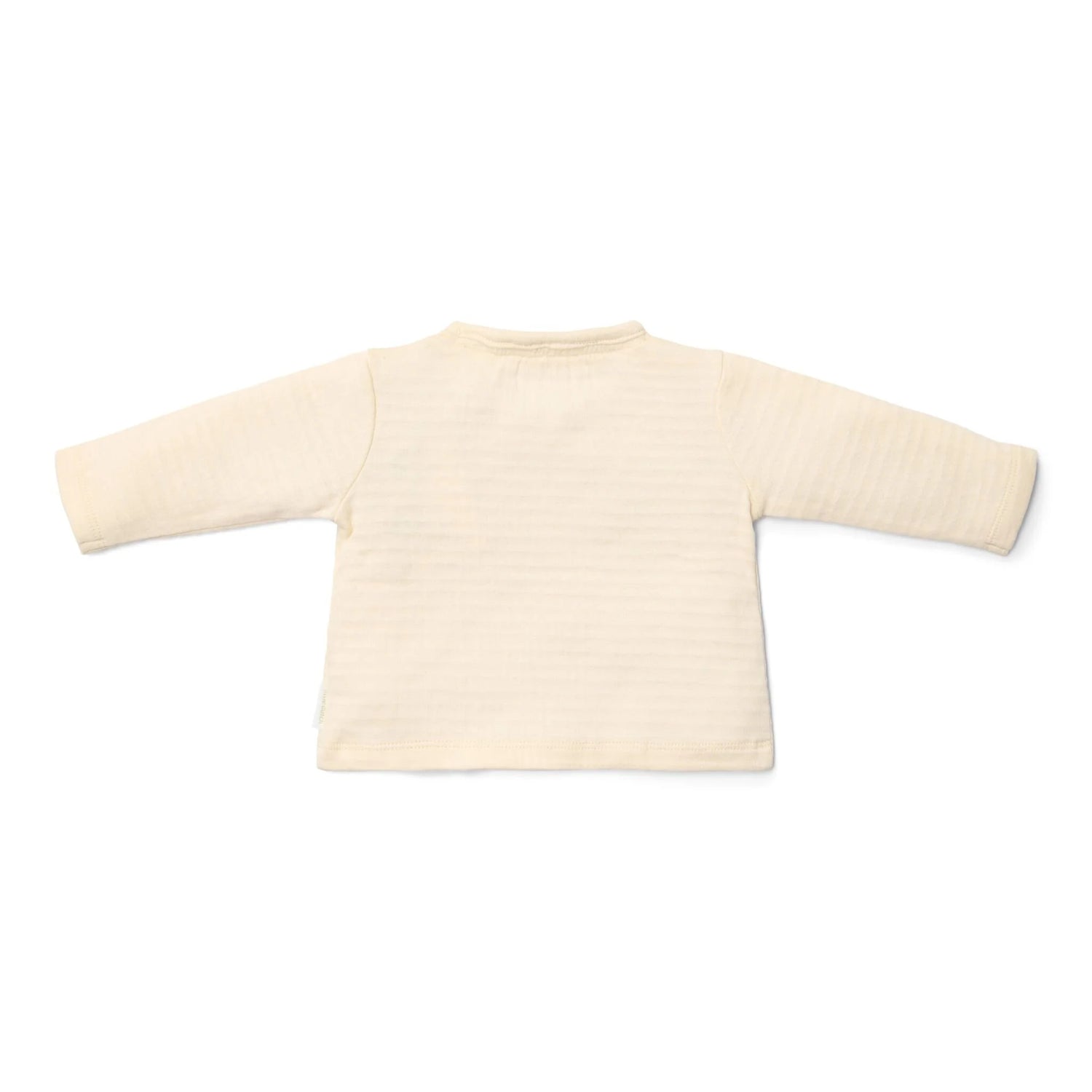 Little Dutch – T-Shirt Cruzada de Manga Comprida Bege Newborn Naturals