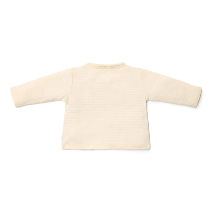Little Dutch – T-Shirt Cruzada de Manga Comprida Bege Newborn Naturals