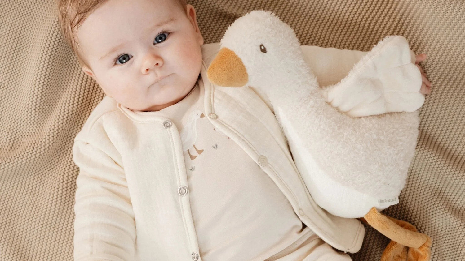 Little Dutch – Calças Bege Newborn Naturals