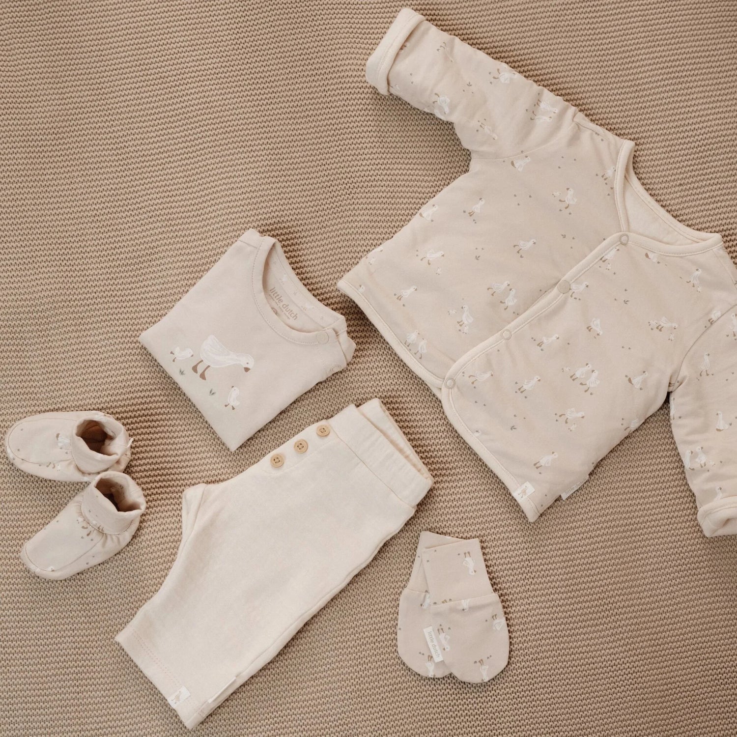 Little Dutch – Calças Bege Newborn Naturals