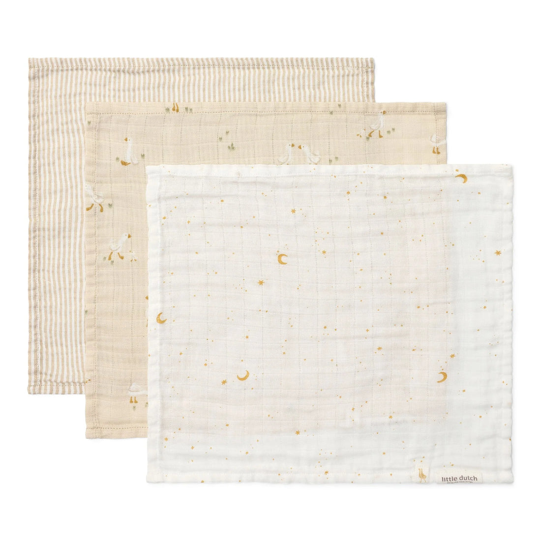 Diaper Set – Beige – Newborn Naturals – Little Goose (3 units)