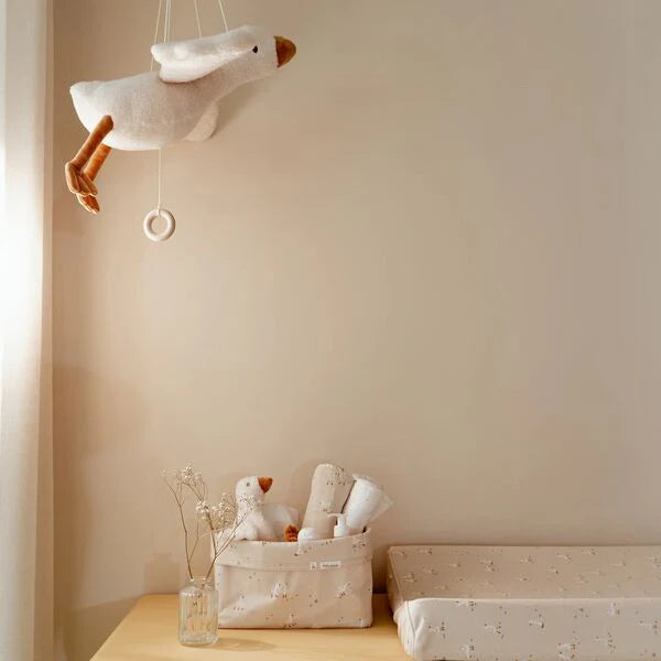 Set of 2 Museline Diapers – Beige – Newborn Naturals – Little Goose (70x70 cm)