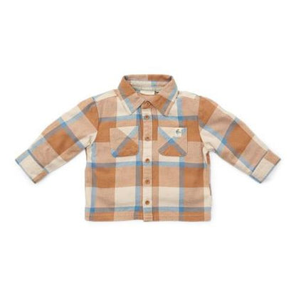 Camisa Xadrez Azul Gelo