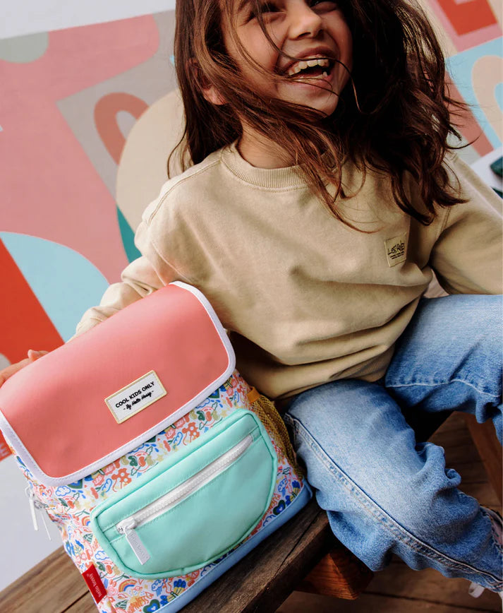 Mochila Hello Hossy &quot;Cool Kids Only&quot; para niños de 2 a 5 años – Guardería y jardín de infancia