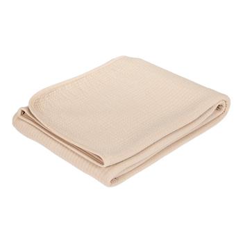 Summer blanket for crib Pure Beige