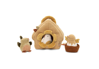 Casinha de Pássaros com Bonecos – Lulu, Chirp &amp; Feather