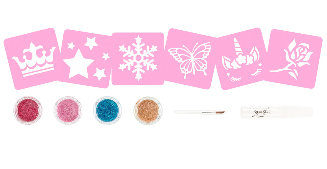 Conjunto de Tatuagens Glitter