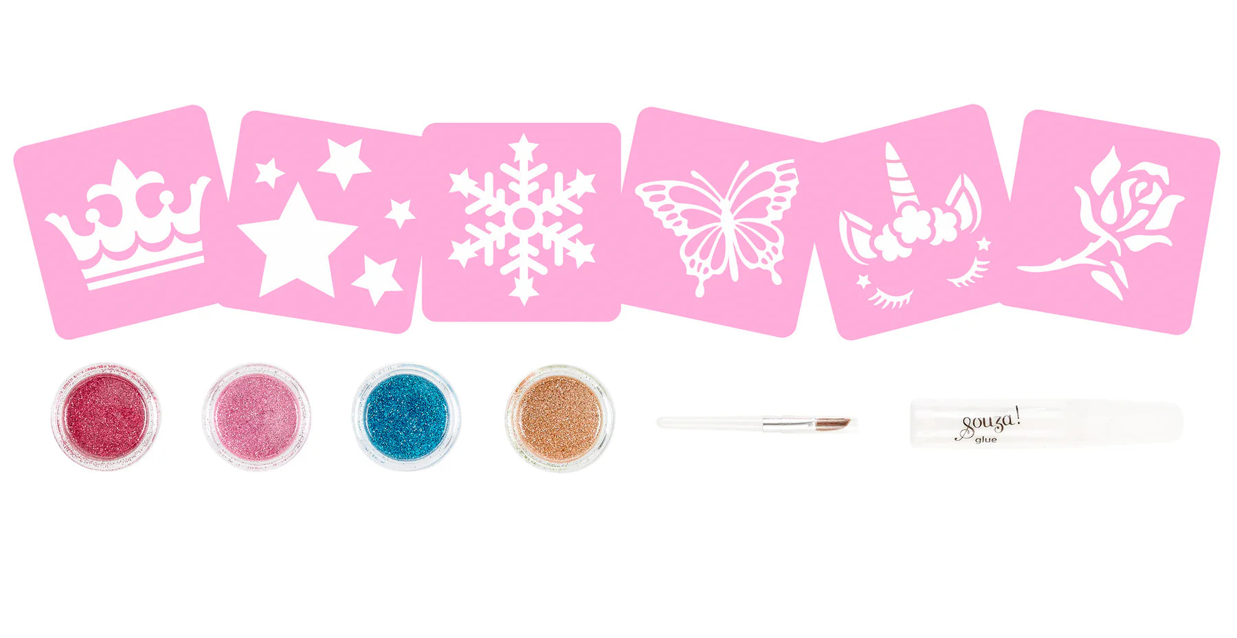 Conjunto de Tatuagens Glitter