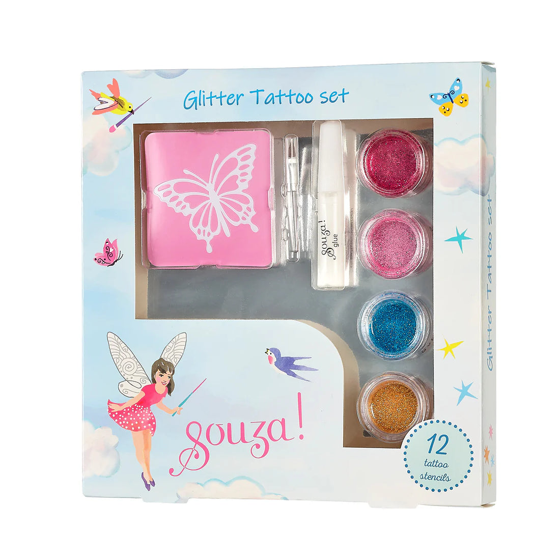Conjunto de Tatuagens Glitter