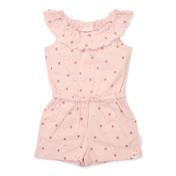 Mono rosa con estampado de loto de Fairy Garden – Little Dutch