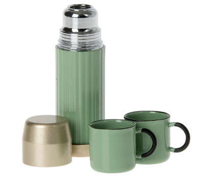 Garrafa térmica e copos - Menta