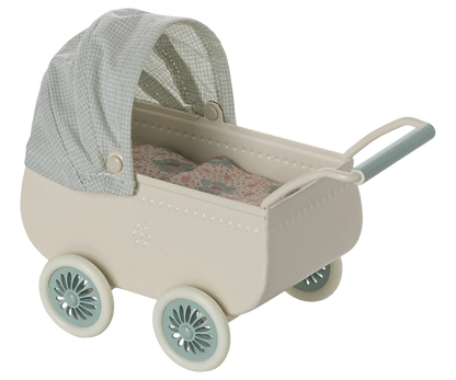 Baby stroller with mouse - Mint green