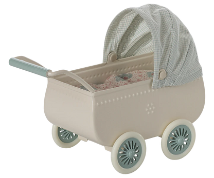Baby stroller with mouse - Mint green