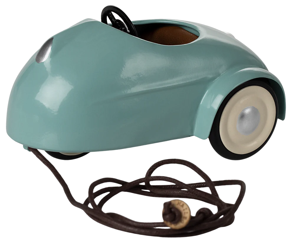 Mouse car in soft blue - MAILEG