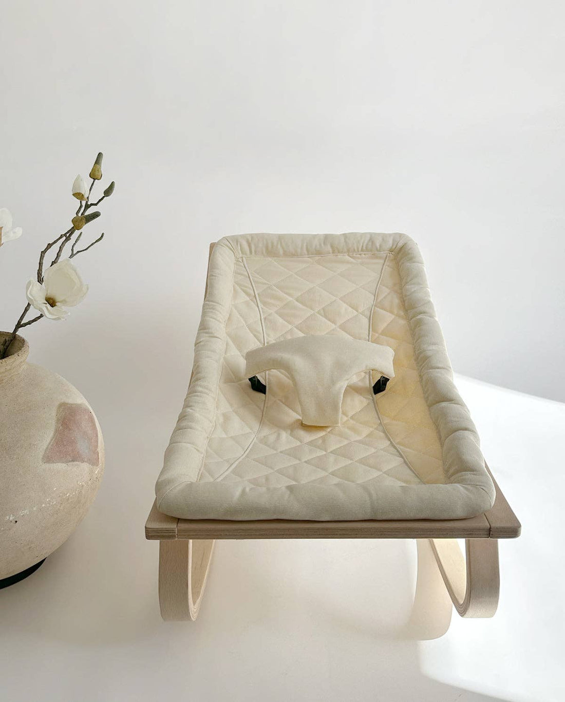 Sun lounger - Ivory white