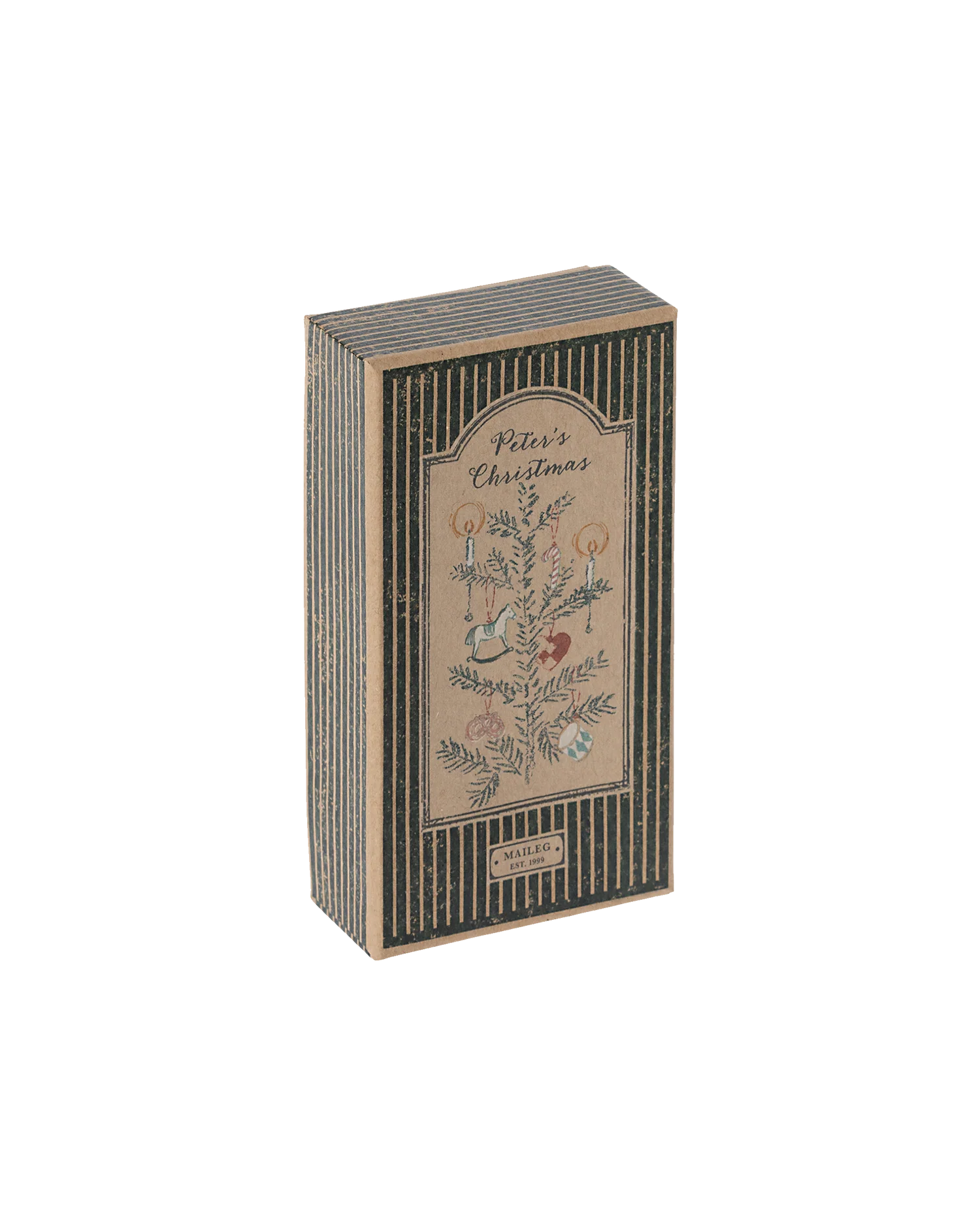 Maileg – Conjunto de Enfeites Metálicos Peter’s Christmas