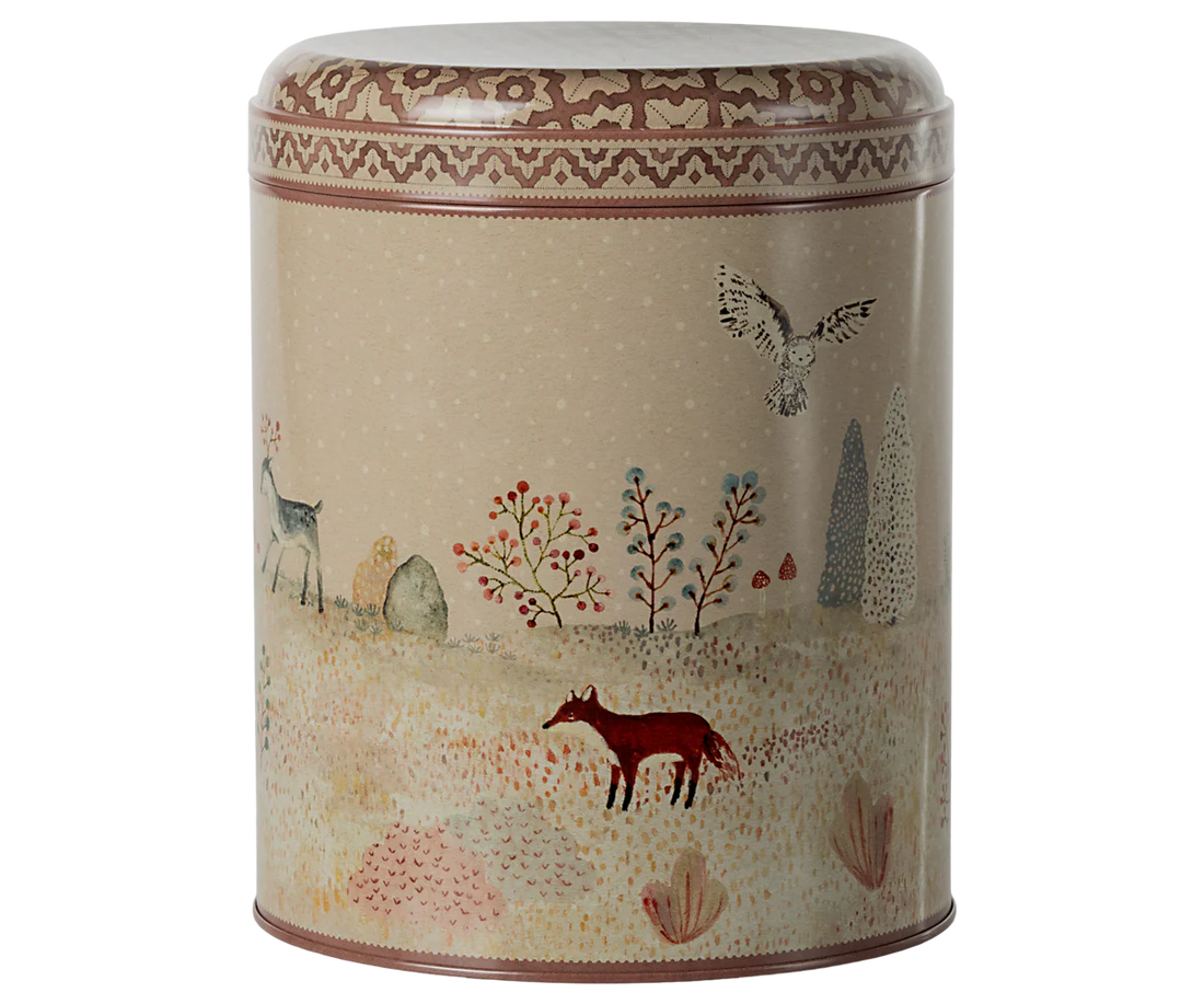 Caixinha de metal, Paraíso de inverno - Conjunto de 2 unid.