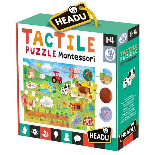 Rompecabezas táctil Montessori