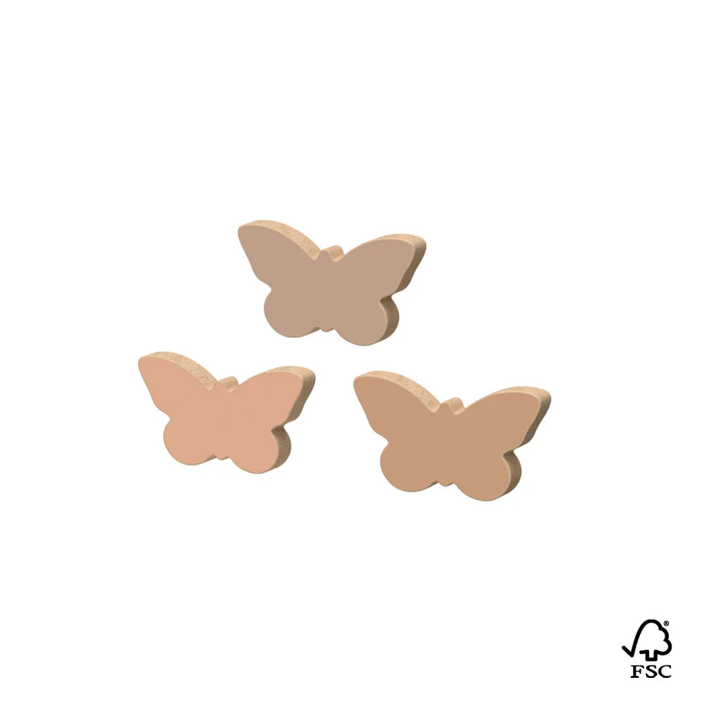 Set of 3 hangers - Butterfly
