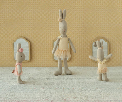 Maileg Bunny, talla 1 - Traje de ballet color crema