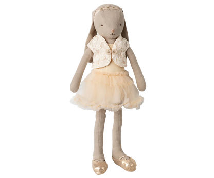 Coelha Maileg, Tamanho 3 - Traje de ballet creme