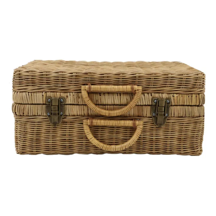 Olli Ella Toaty Trunk Rattan Suitcase | Vintage Children&